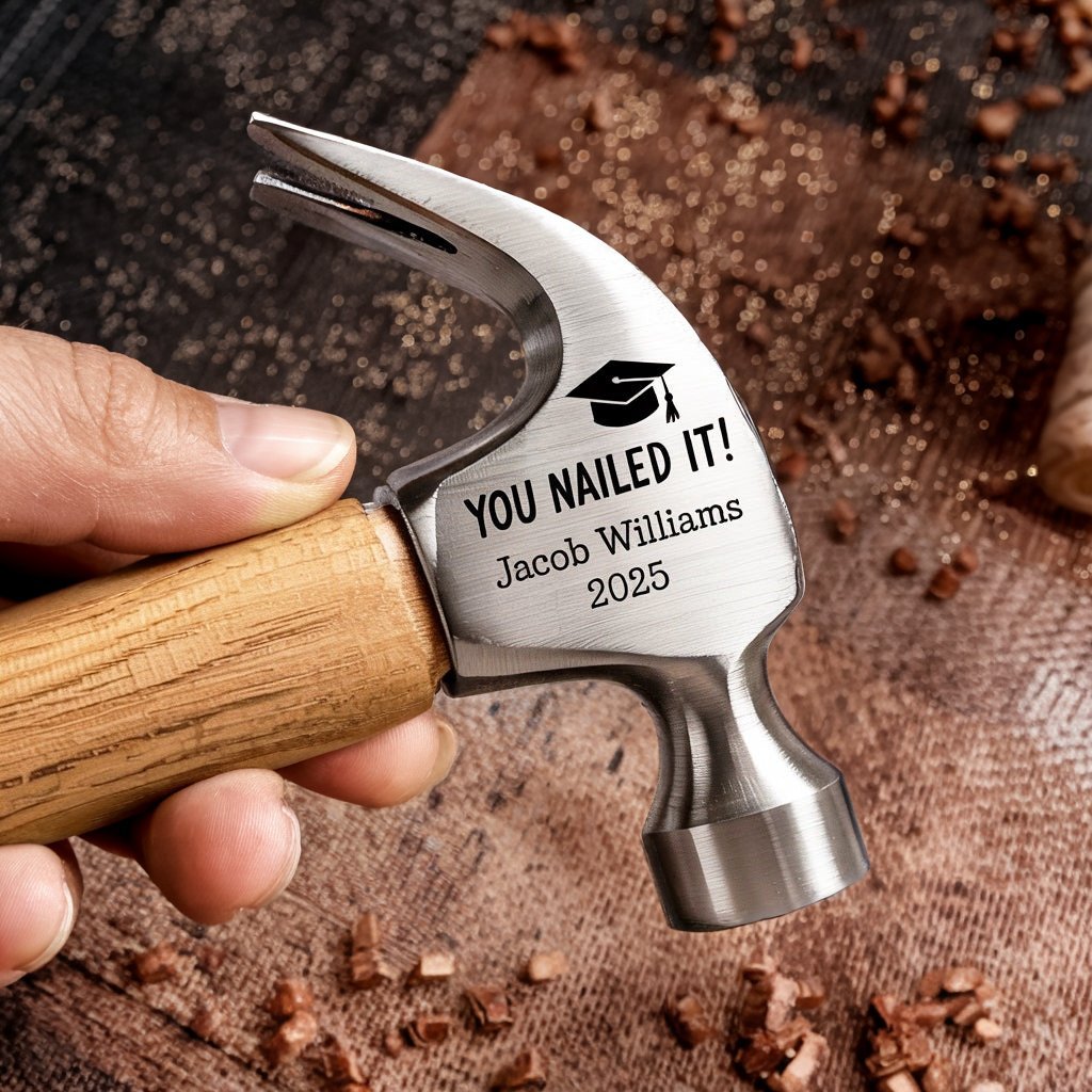Personalized Graduation Hammer Gift - UniqueThoughtful