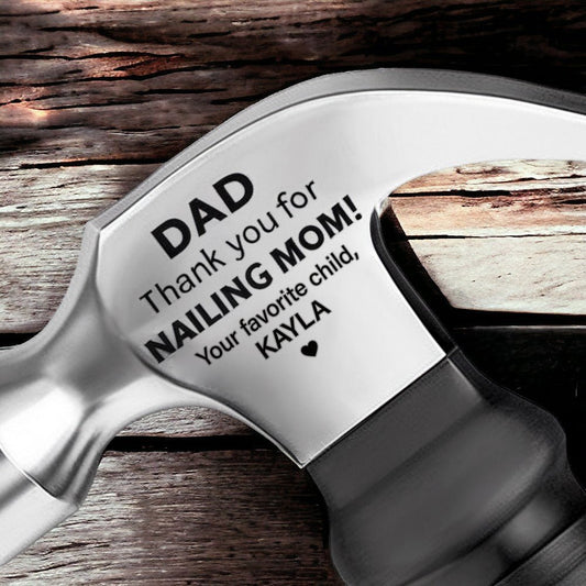 Personalized Hammer Father's Day Gift - UniqueThoughtful