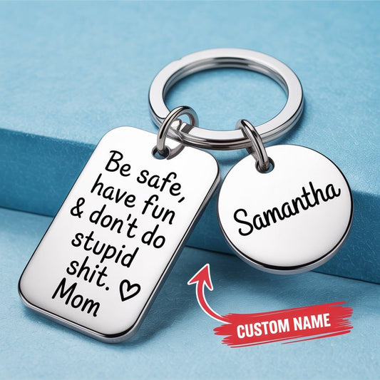 Personalized Keychain For Daughter, Son - UniqueThoughtful