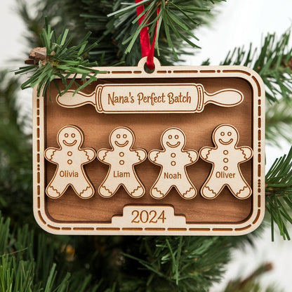 Personalized Kids Names Christmas Ornament - UniqueThoughtful