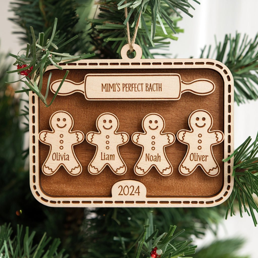 Personalized Kids Names Christmas Ornament - UniqueThoughtful
