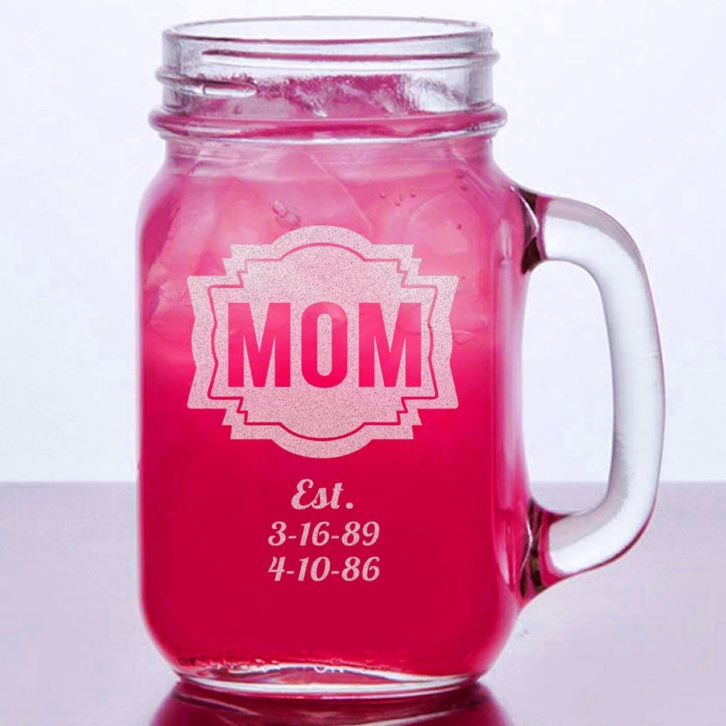 Personalized Mason Jar For MOM - Uniquethoughtful