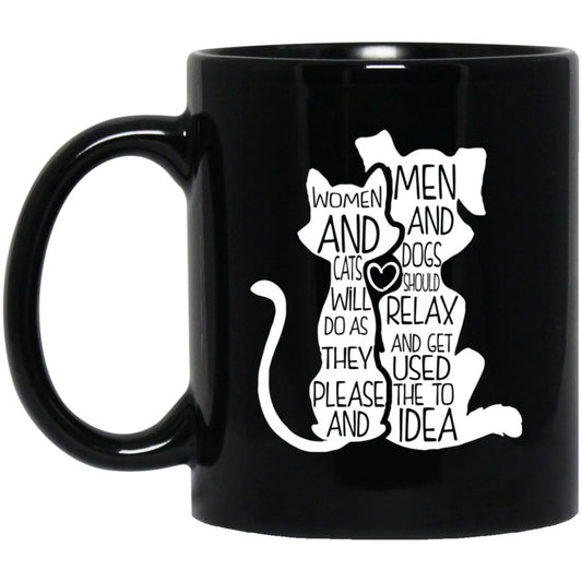 "Pet Lover" Coffee Mug (Black) - Uniquethoughtful