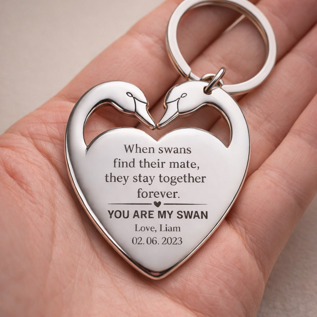 Porte-clés « Tu es mon pingouin » - Cadeau d'anniversaire