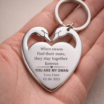 Porte-clés « Tu es mon pingouin » - Cadeau d'anniversaire