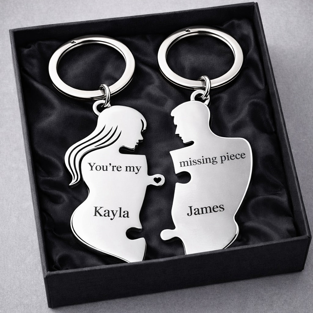 Personalized Couple Matching Puzzle set