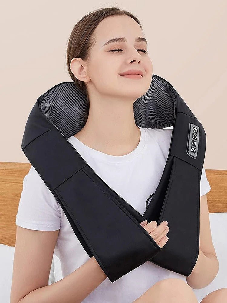 Shiatsu Neck and Shoulder Heated Massager - Mother's Day Gift For Mom, Grandma - UniqueThoughtful
