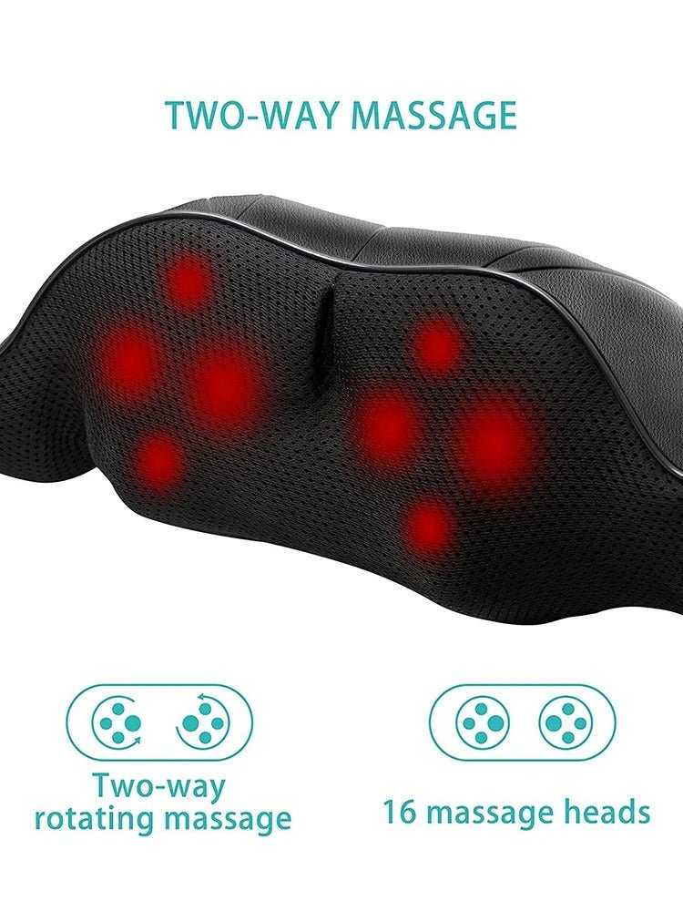 Shiatsu Neck and Shoulder Heated Massager - Mother's Day Gift For Mom, Grandma - UniqueThoughtful