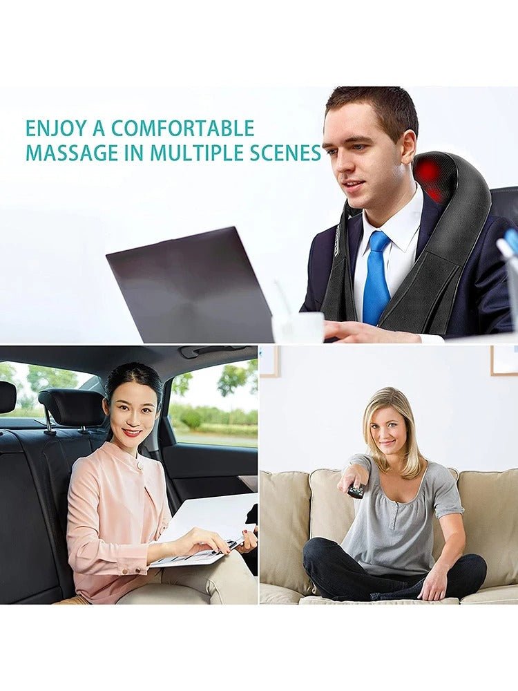 Shiatsu Neck and Shoulder Heated Massager - Mother's Day Gift For Mom, Grandma - UniqueThoughtful