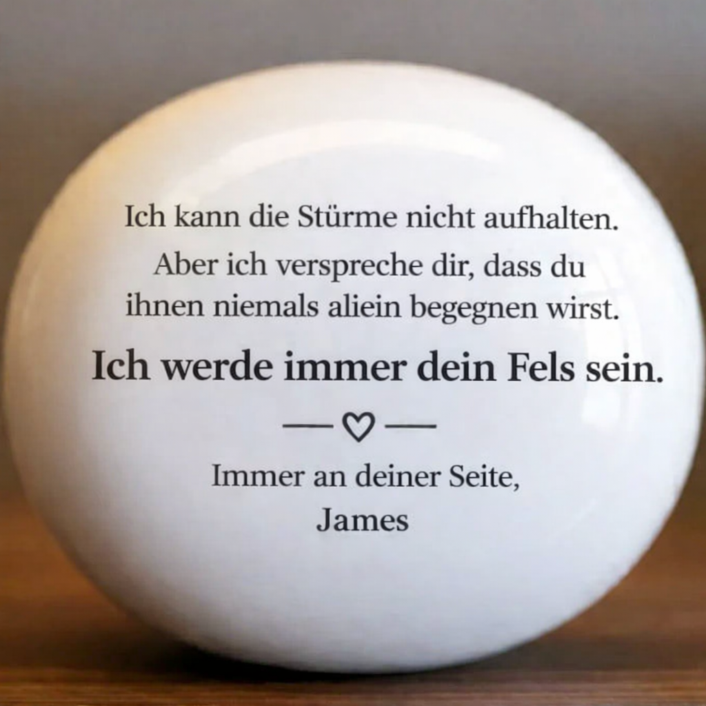 Ich werde immer dein Fels sein – Personalisiertes Geschenk