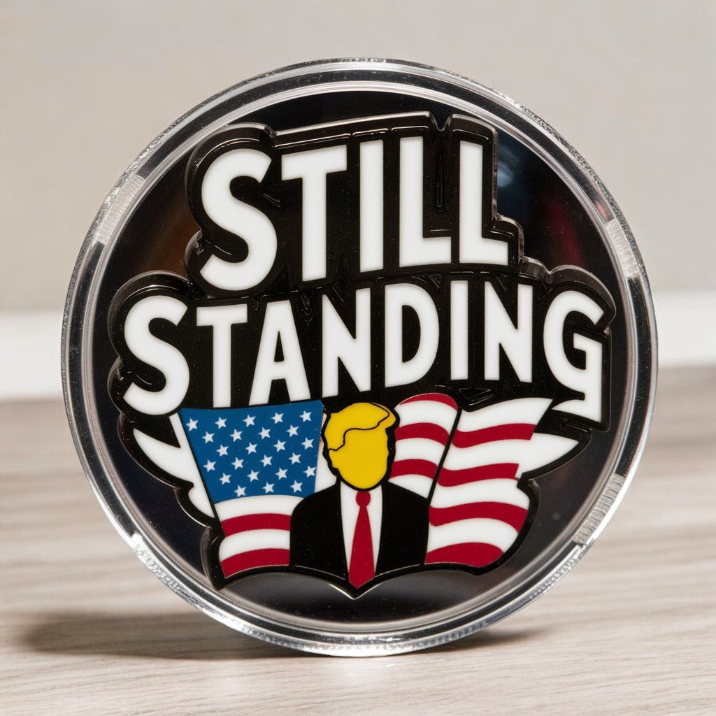 STILL STANDING - Acrylic Pin - Uniquethoughtful