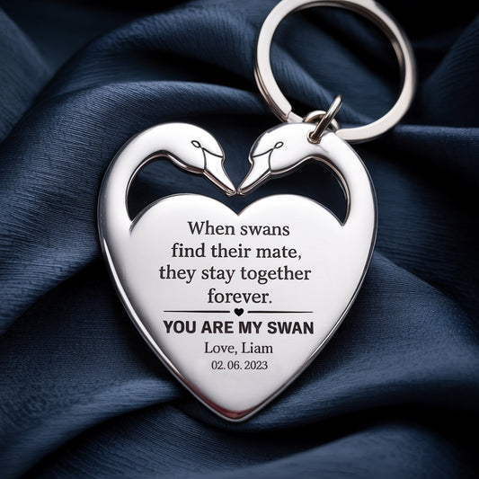 Porte-clés « Tu es mon pingouin » - Cadeau d'anniversaire