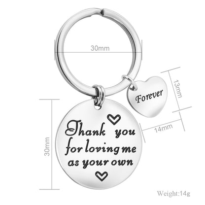 Thank you for loving me as your own - Mother's day gift - Uniquethoughtful