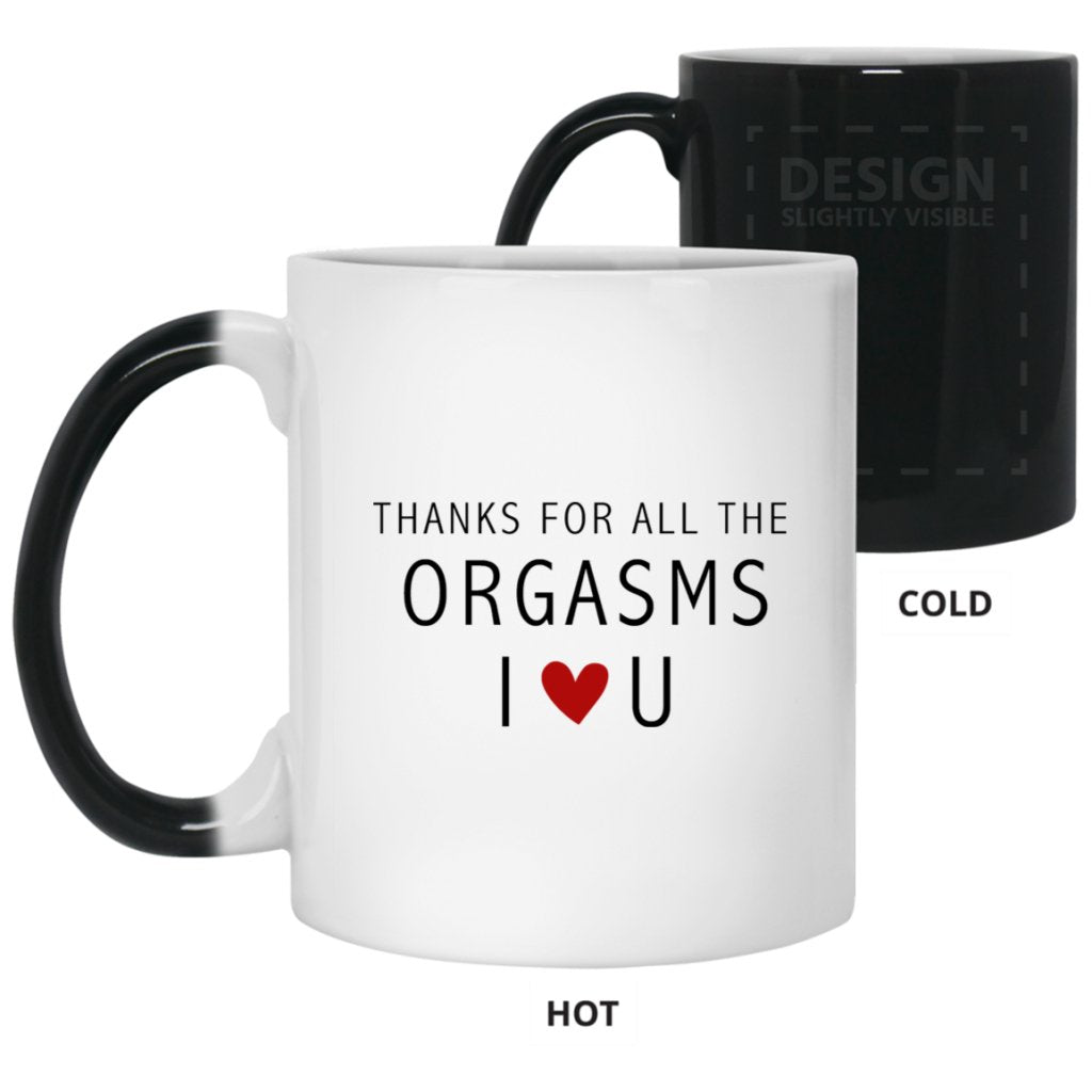 Thanks for Funny_Color Changing Coffee Mug - Uniquethoughtful