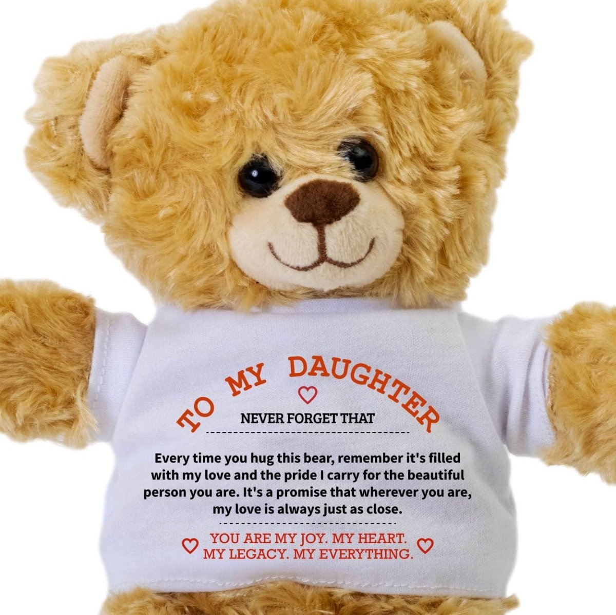 To My Daughter Teddy Bear Gift - UniqueThoughtful