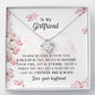 To My Girlfriend - love Knot Necklace - UniqueThoughtful