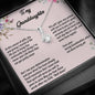 To My Granddaughter - Alluring Beauty Necklace With Poem - UniqueThoughtful