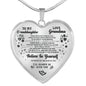 To My Granddaughter Necklace - UniqueThoughtful