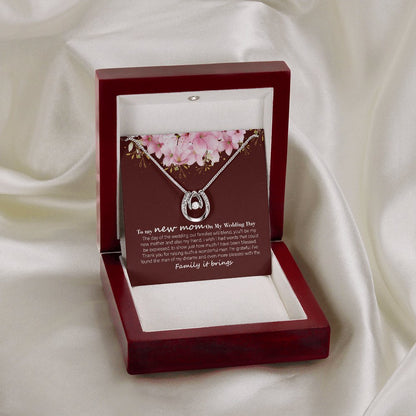 To My New Mom Necklace | Beautiful Gift for Mother - in - Law - UniqueThoughtful