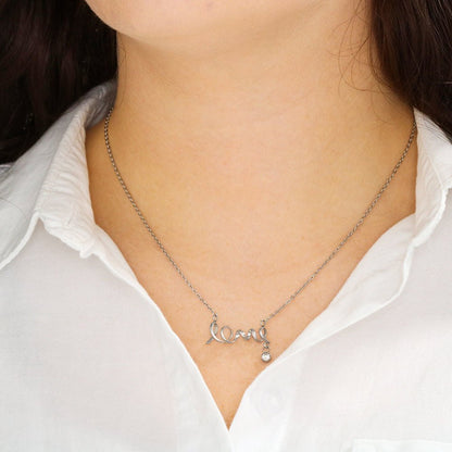 To my Wife Necklace - Uniquethoughtful