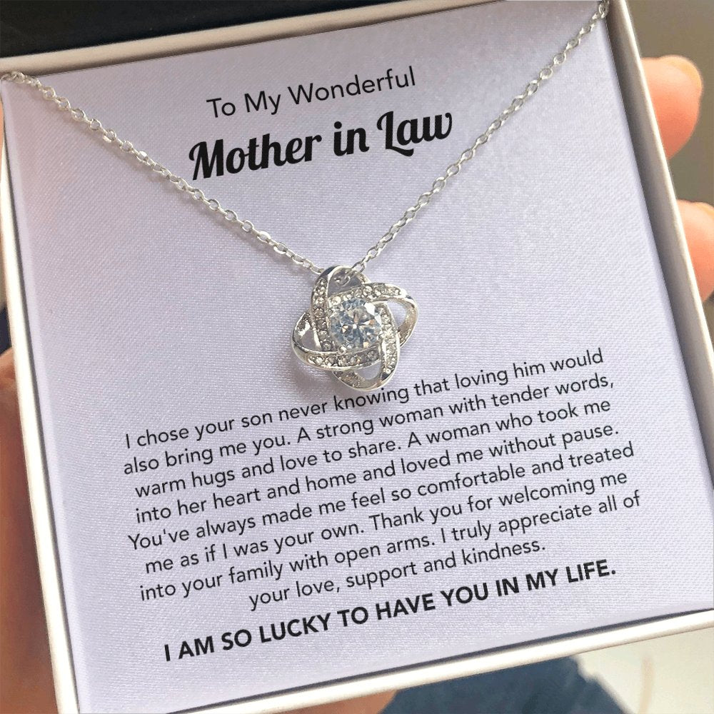 To My Wonderful Mother in Law - mother's day gift from Daughter in law - Uniquethoughtful