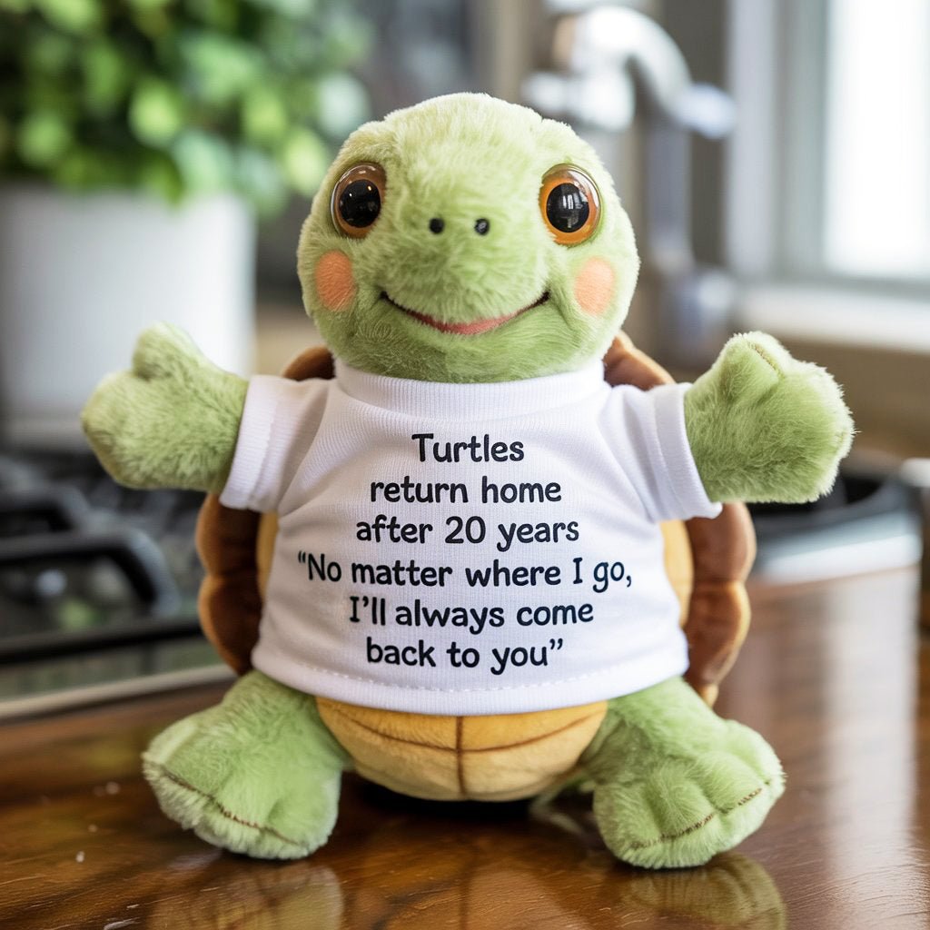 Turtle Promise Plush– I'll Always Come Back - Christmas Gift - UniqueThoughtful