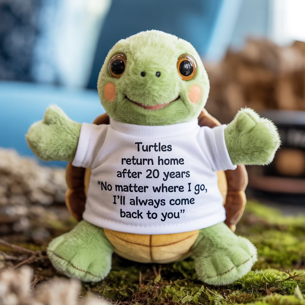 Turtle Promise Plush– I'll Always Come Back - Christmas Gift - UniqueThoughtful