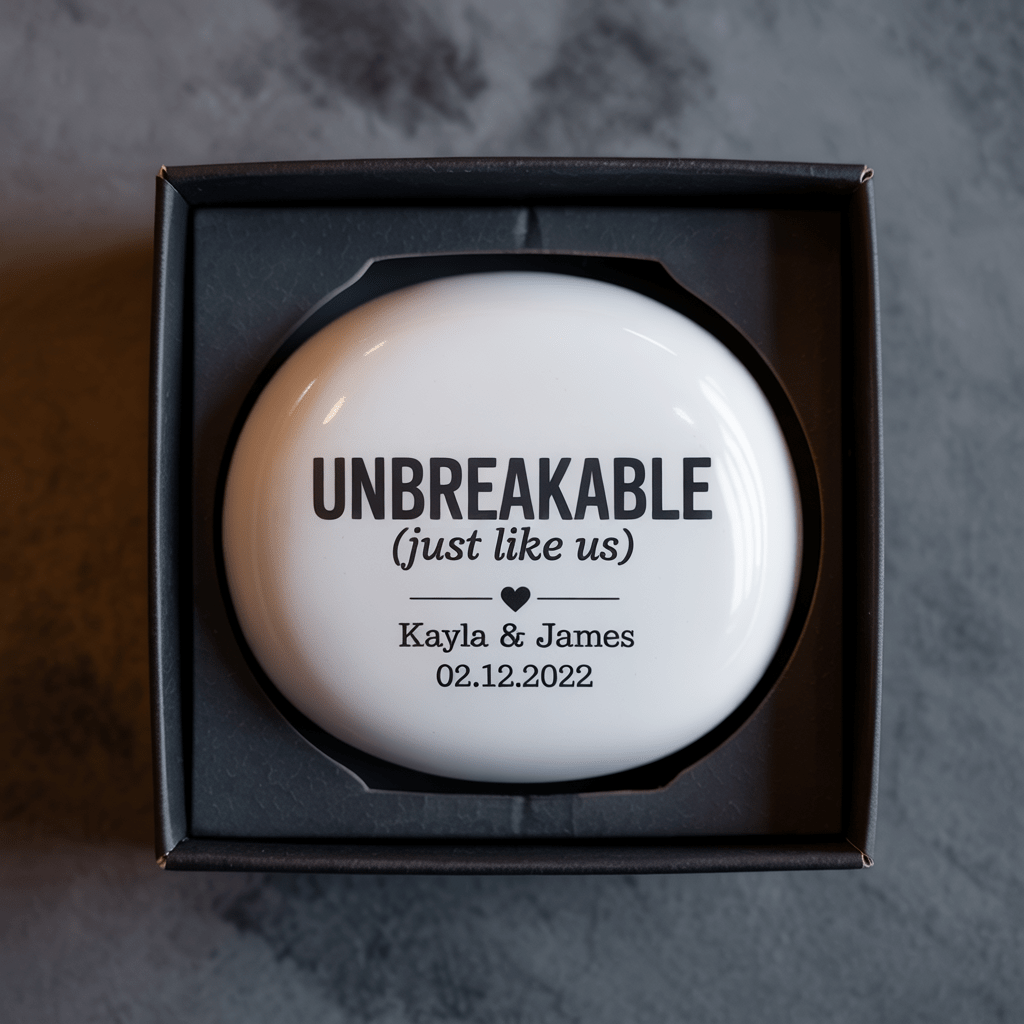 UNBREAKABLE - Custom Stone Valentine's Gift - UniqueThoughtful