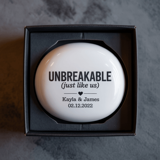 UNBREAKABLE - Custom Stone Valentine's Gift - UniqueThoughtful