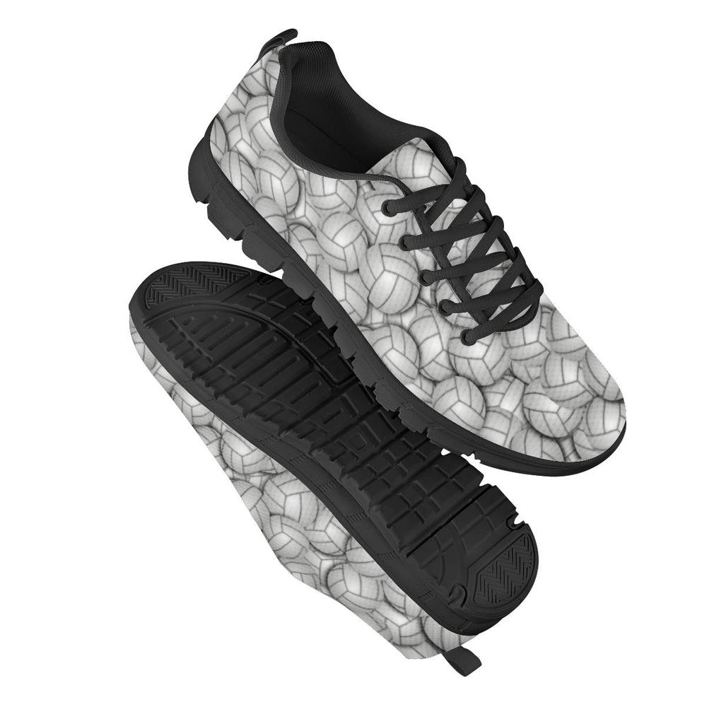 Volleyball Black Sneakers/Running Shoes - UniqueThoughtful