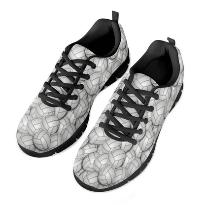 Volleyball Black Sneakers/Running Shoes - Uniquethoughtful