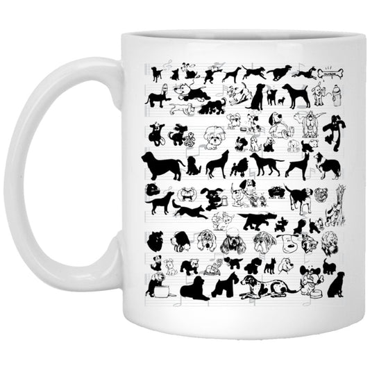 "World of Dogs" Coffee Mug - UniqueThoughtful