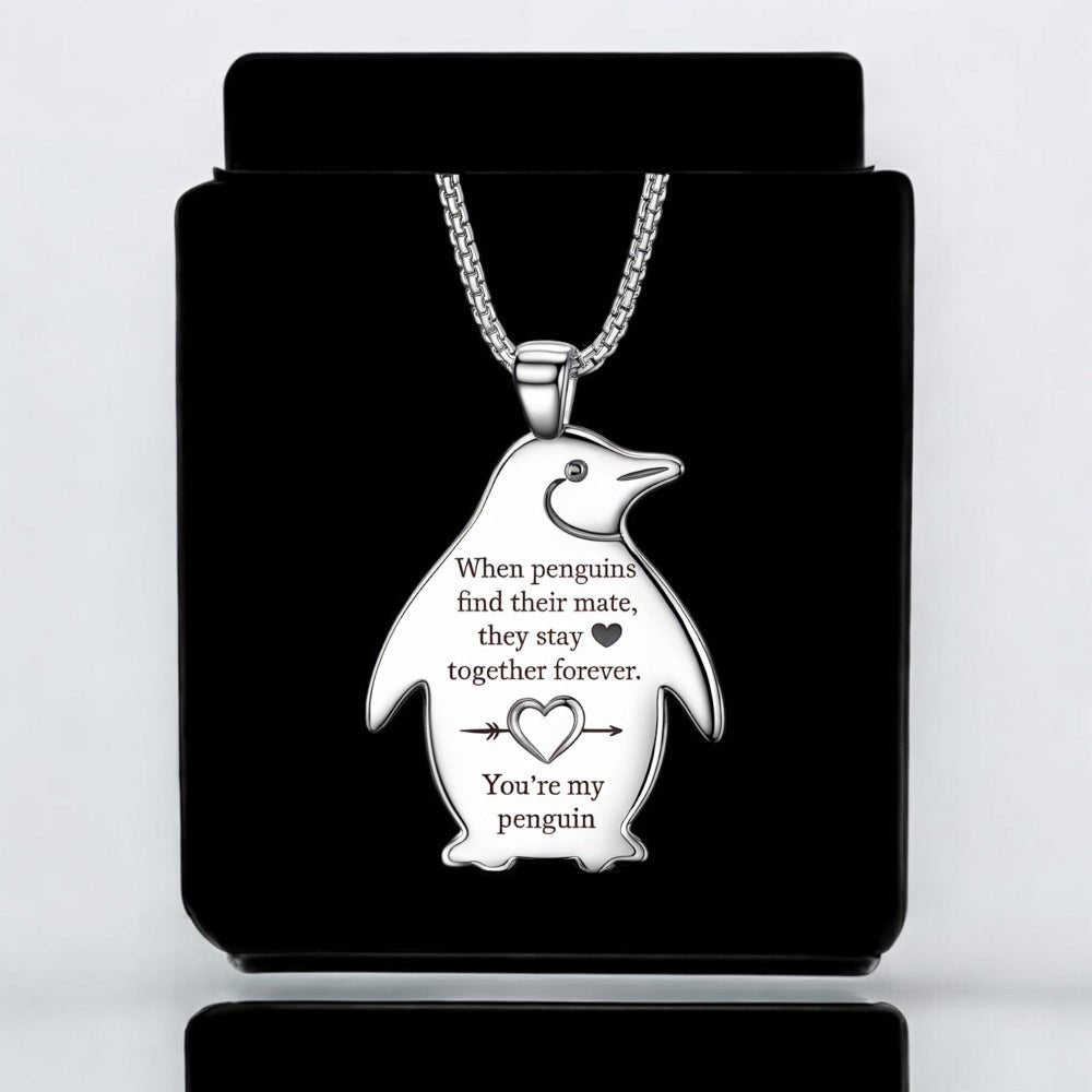 You Are My Penguin Necklace - Valentines, Anniversary Gift For Her - UniqueThoughtful