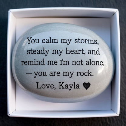 You Are My Rock - Custom Valentine's Gift - UniqueThoughtful