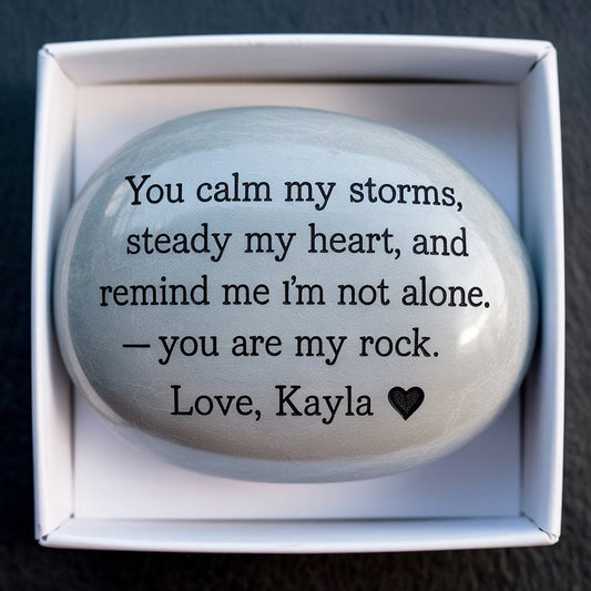 You Are My Rock - Custom Valentine's Gift - UniqueThoughtful