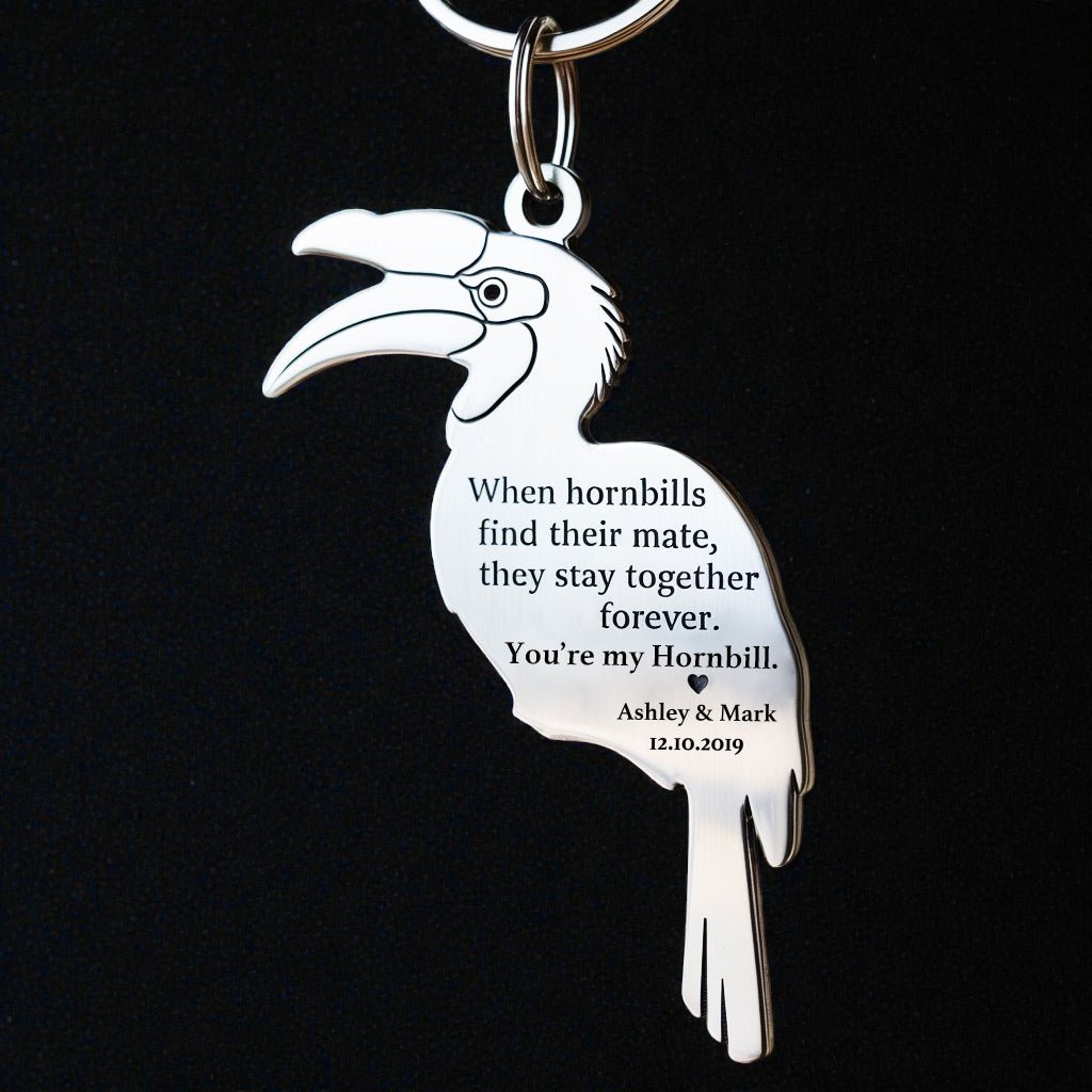 You're My Hornbill keychain - Christmas Gift - UniqueThoughtful