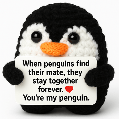 You're My Penguin - Crochet Anniversary Gift - UniqueThoughtful