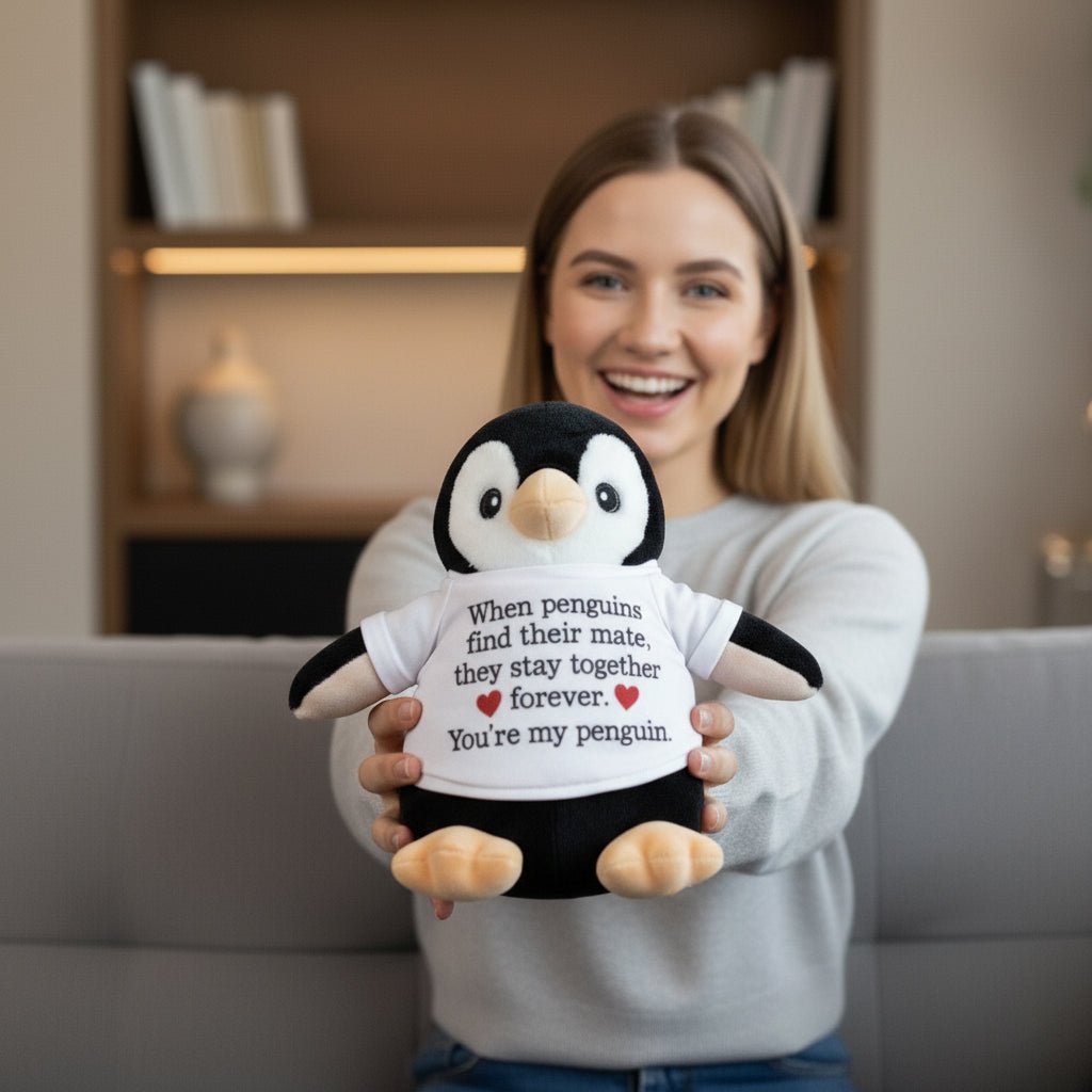 You're My Penguin Plush - Birthday, Anniversary, Christmas Gift - UniqueThoughtful