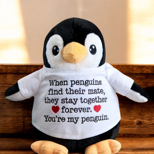 You're My Penguin Plush - Valentine's Gift - UniqueThoughtful