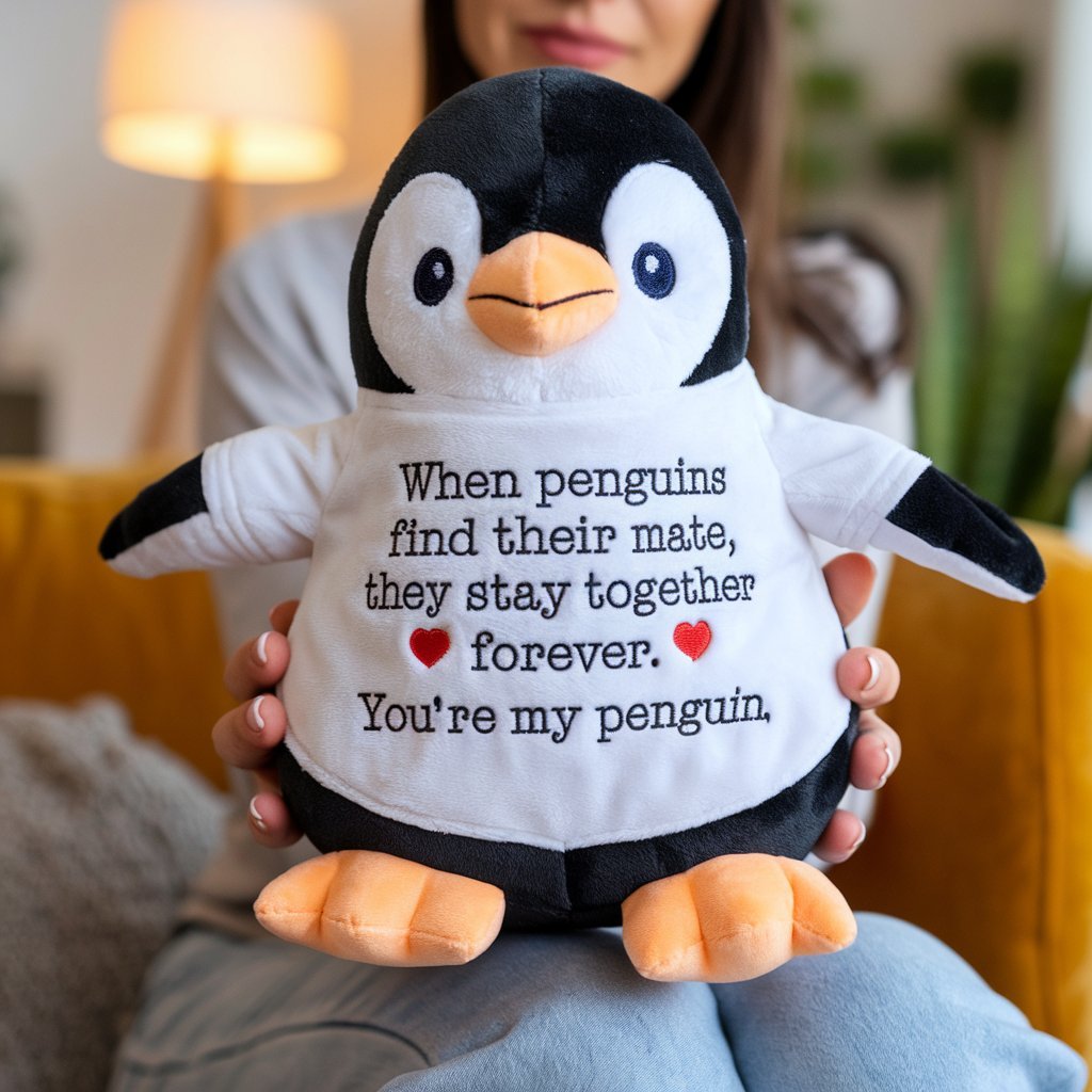 You're My Penguin Plush - Valentine's Gift - UniqueThoughtful