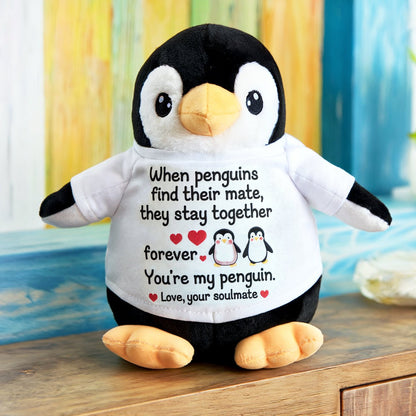 You're My Penguin Plush - Valentine's Gift For Soulmate - UniqueThoughtful