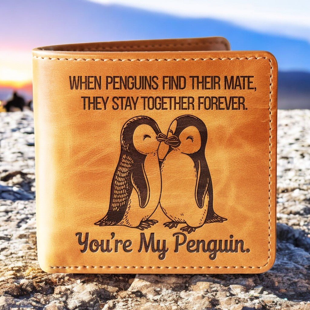 You're My Penguin Wallet Valentine's Gift - UniqueThoughtful