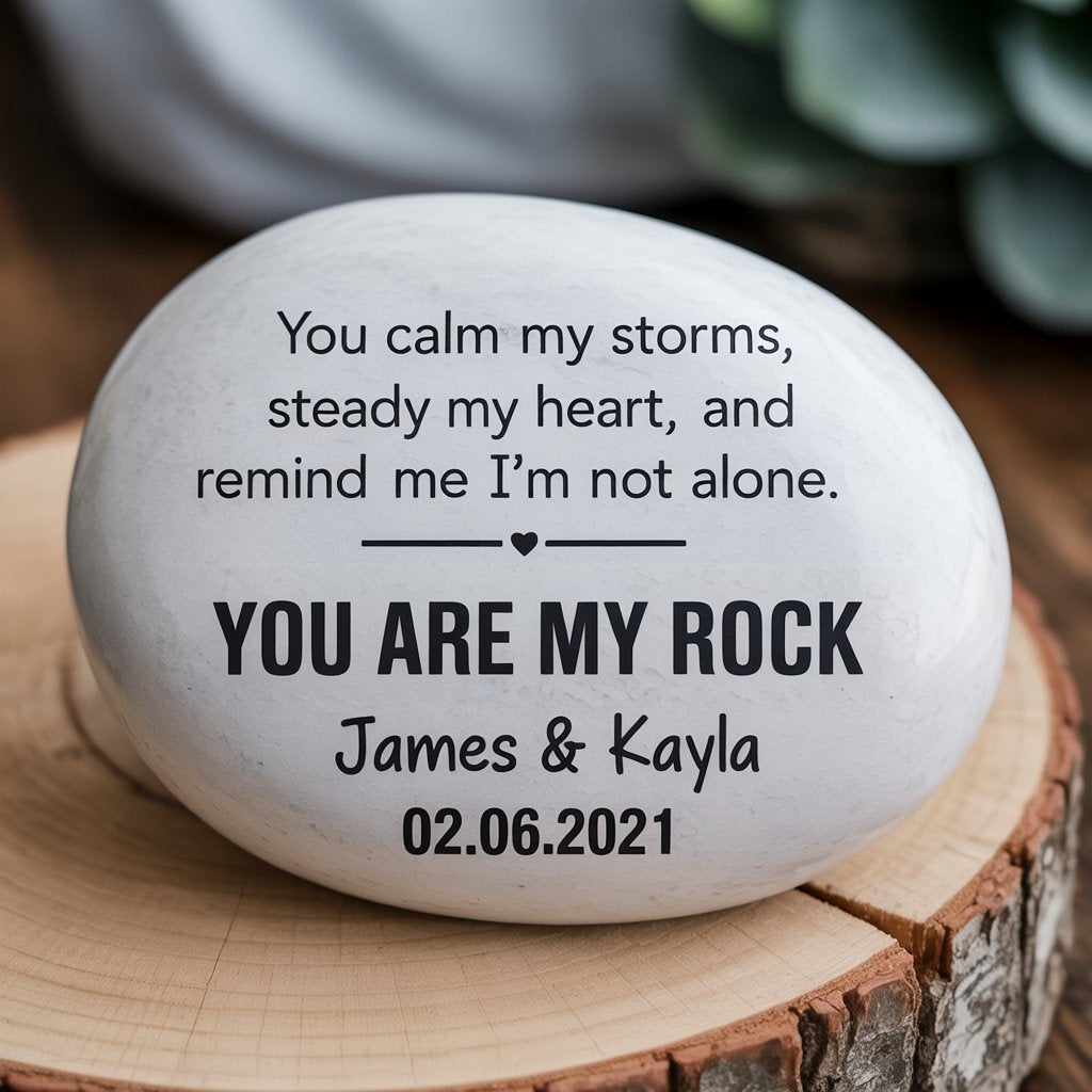 You're My Rock - Custom Valentine's Gift - UniqueThoughtful