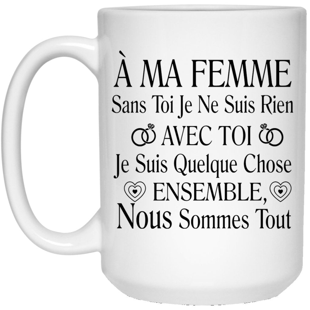 "À Ma Femme" Coffee Mug - UniqueThoughtful