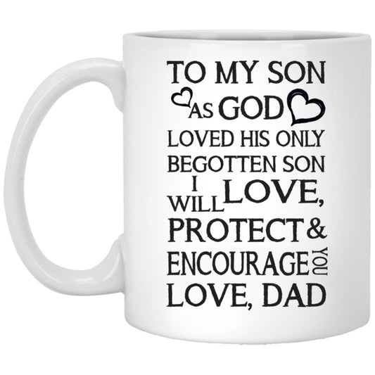 "As God Loved His Only Begotten Son" Coffee Mug - UniqueThoughtful