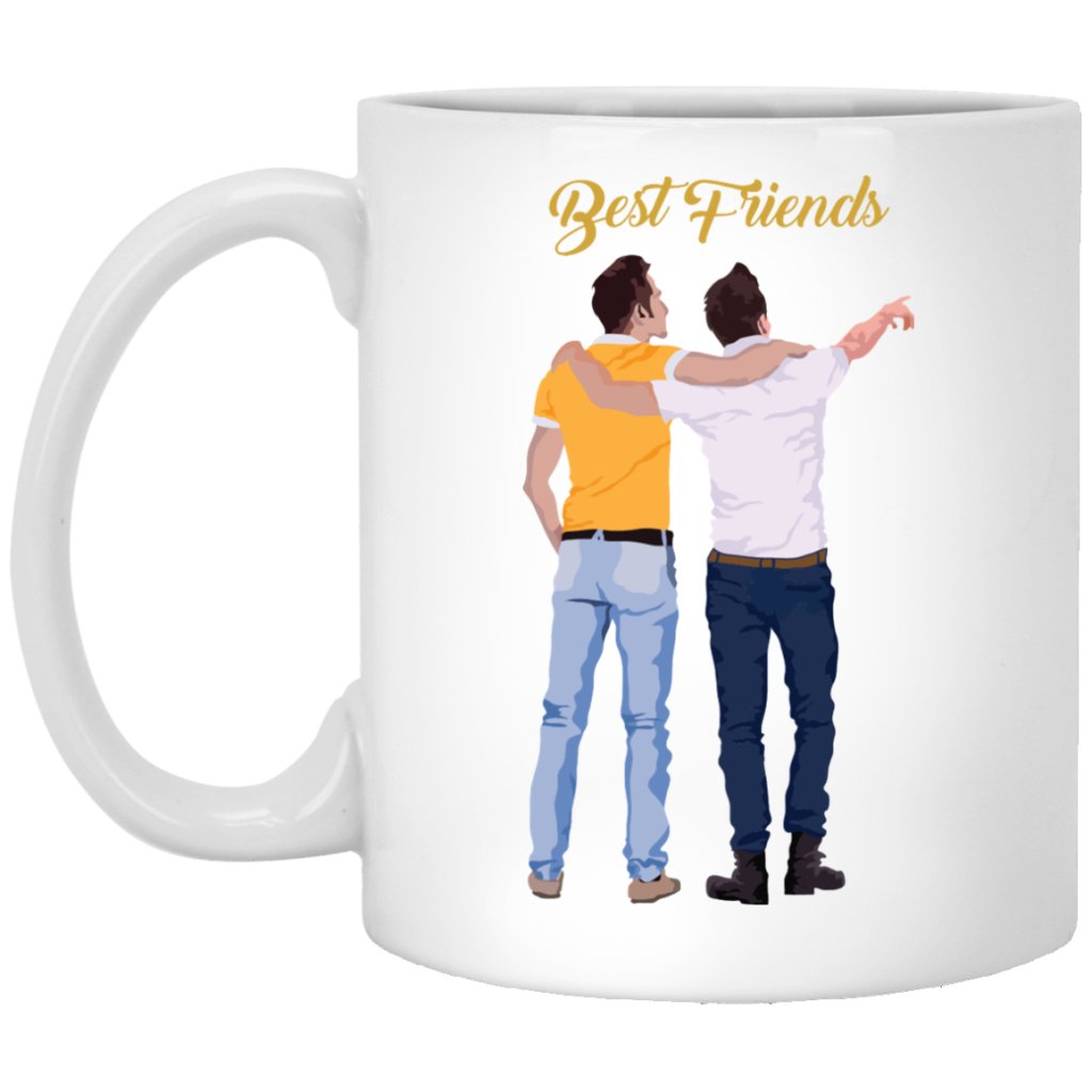 'best friends coffee mugs for boys' - UniqueThoughtful