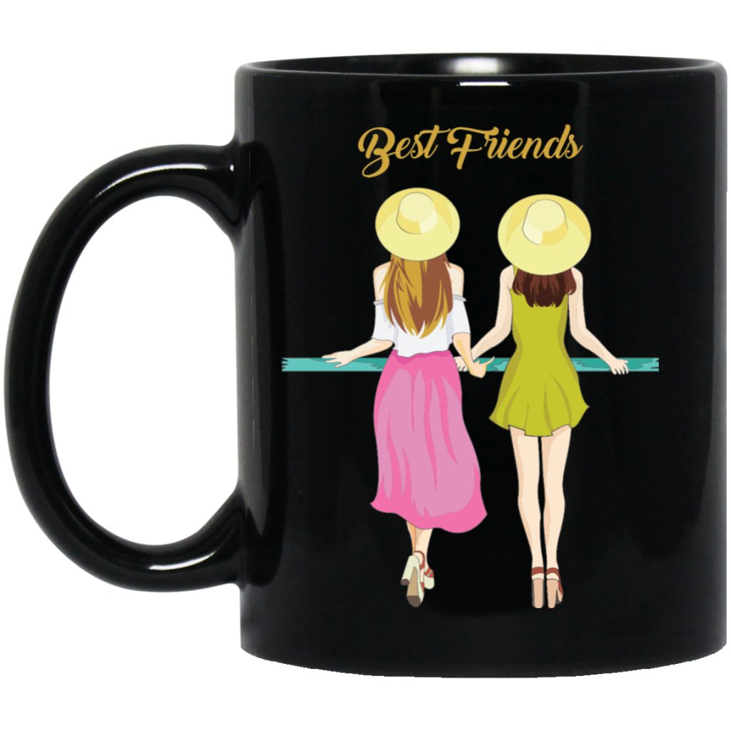 Best Friends Girls Coffee mug - UniqueThoughtful