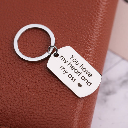 Funny Heart Keychain - Perfect Valentine's Gift - UniqueThoughtful