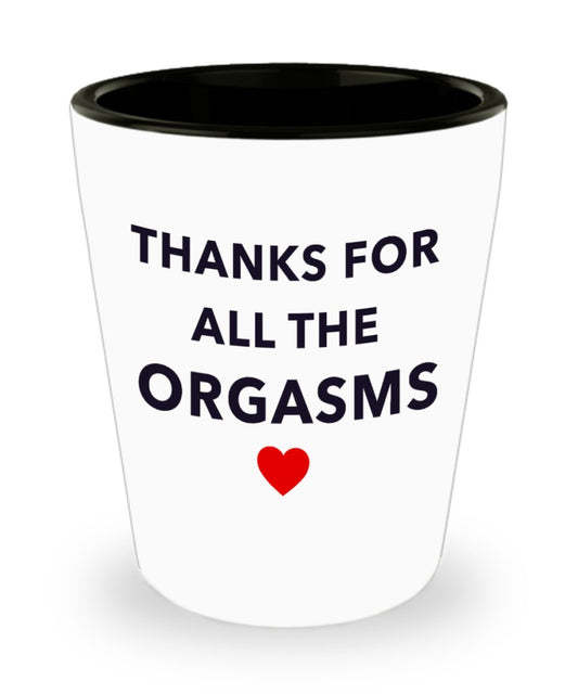 Funny Shot Glass for Valentine's Day Gift - UniqueThoughtful