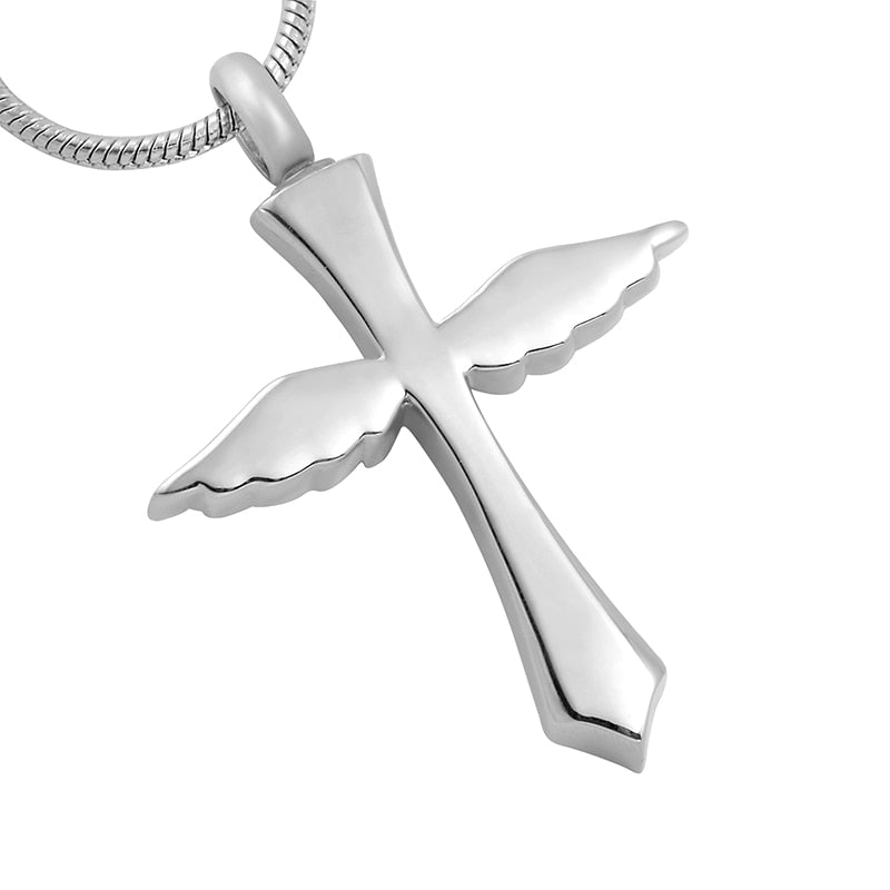 Guardian Angel Memorial Urn Necklace - UniqueThoughtful